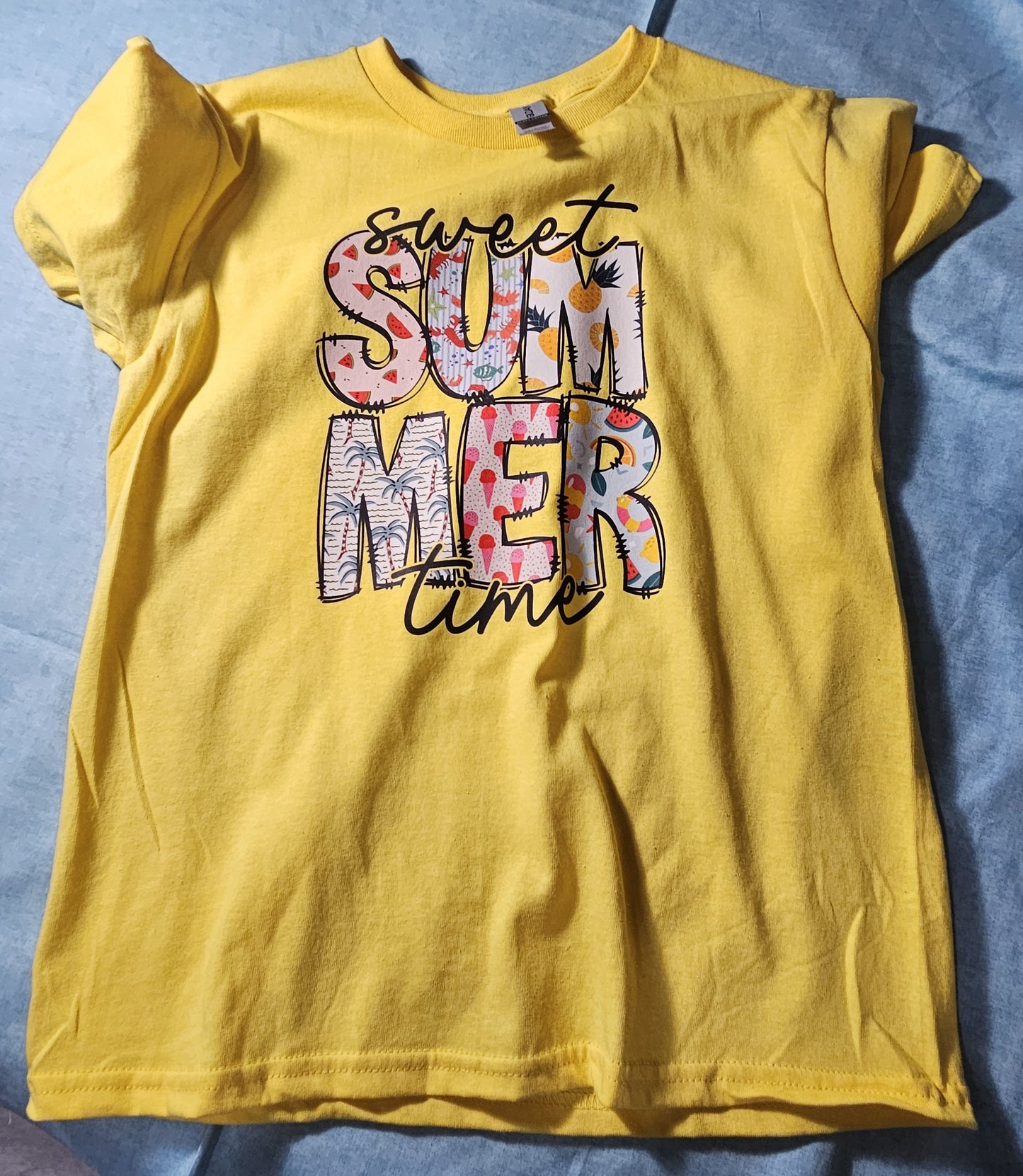 Sweet Summer Time Shirt Yellow