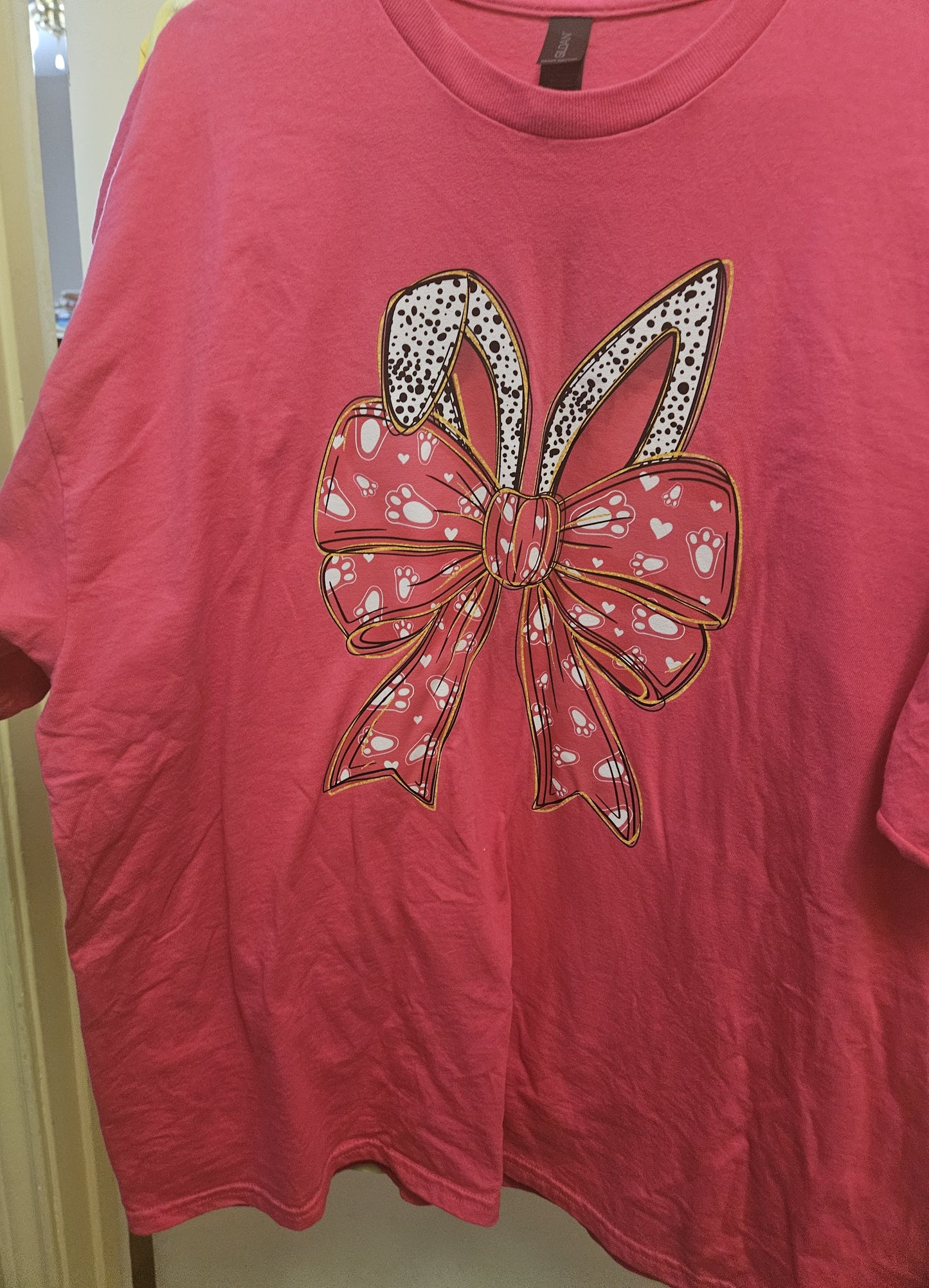 Pink Bow with Rabbit Ears