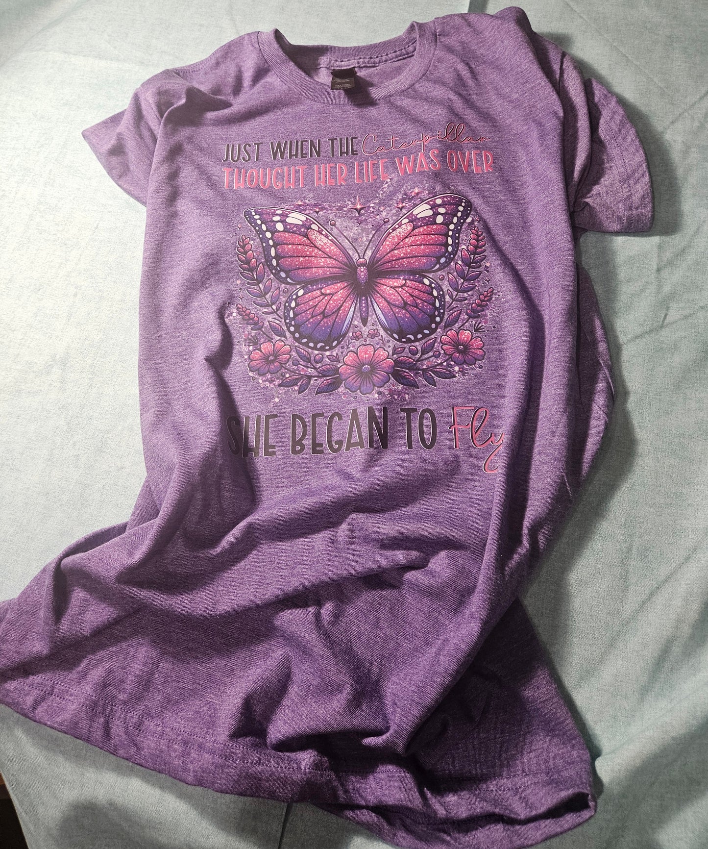 The Caterpillar begins to Fly