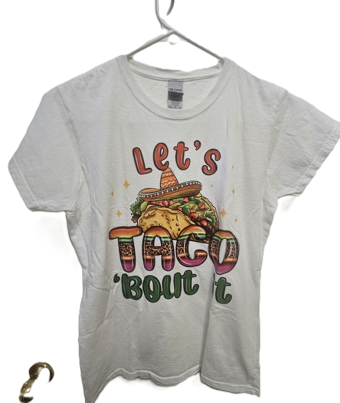Let's Taco About It (Tag shows lg but will fit child better than adult)