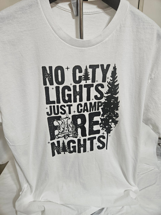 No City Lights Just Campfire Lights